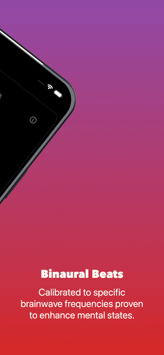 Binaural Beats App Screen - Right